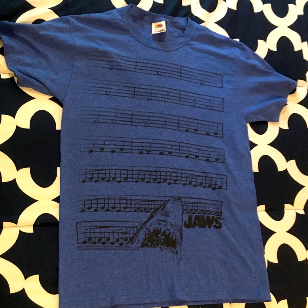 Jaws music theme tee 🦈